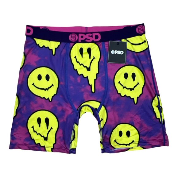 PSD SMILE DRIPPED MENS XL Multi-Color Core Standard Boxer Briefs NEW - Picture 1 of 5